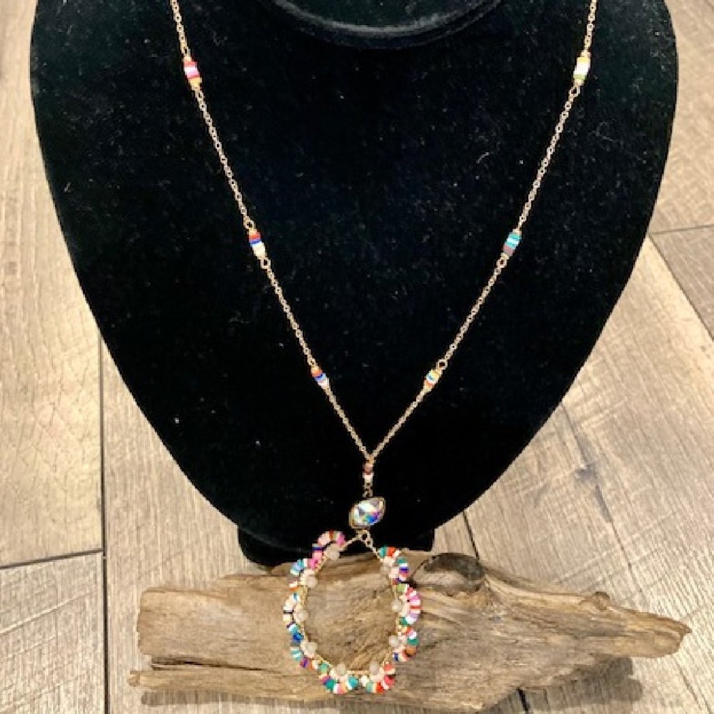 Pink Panache Pendant Necklace